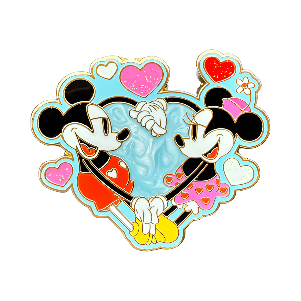 Mickey and Minnie Mouse Valentine 2025 Disney pin