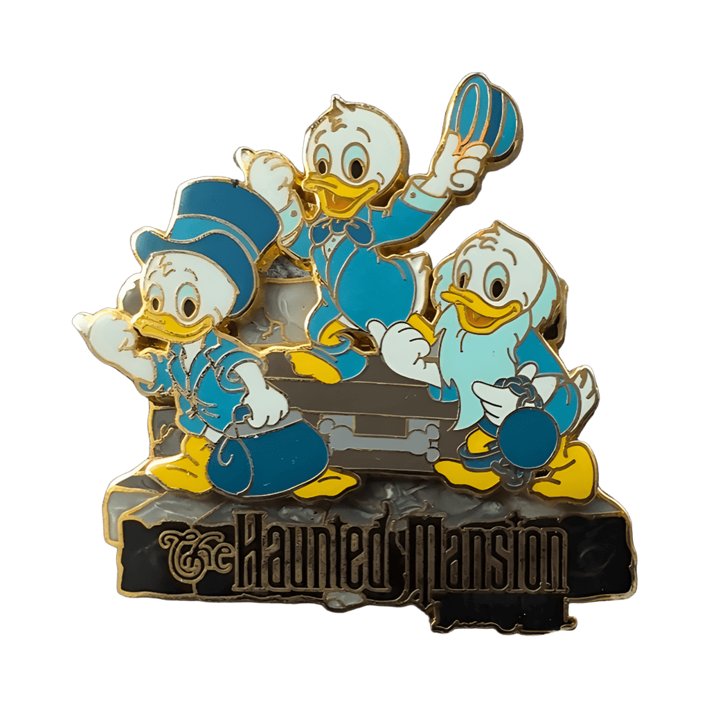Huey, Dewey and Louie as Hitchhiking Ghosts Disney pin