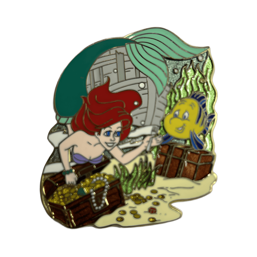 Ariel and Flounder Disney pin