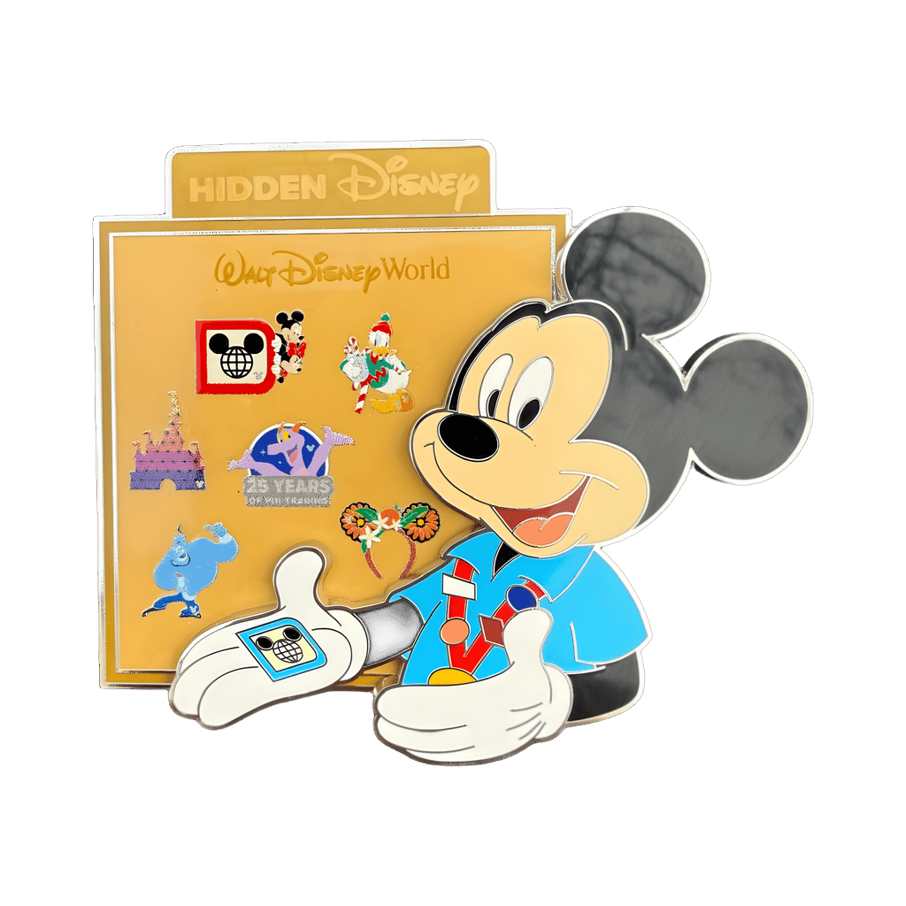 WDW Hidden Disney Mickey Mouse Mini-Jumbo Disney pin