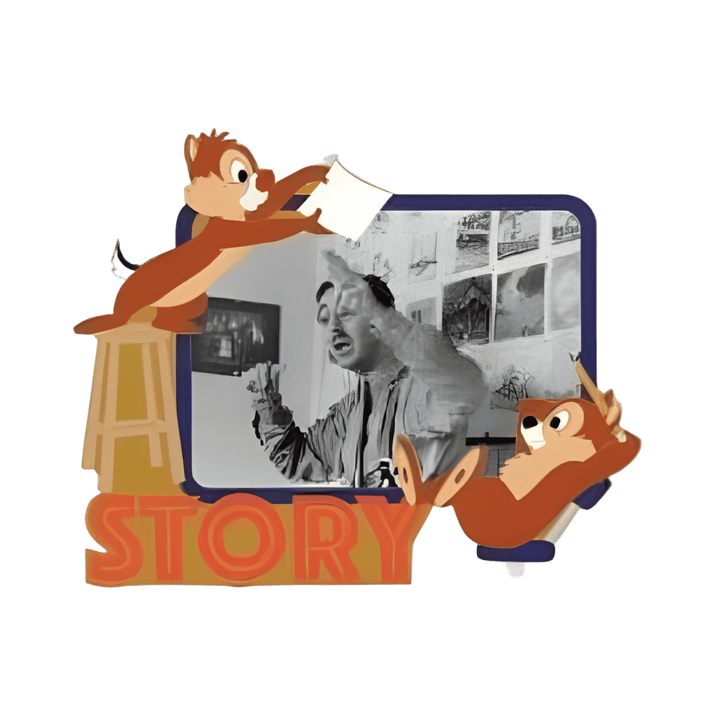 Story — Chip and Dale with Walt Disney pin