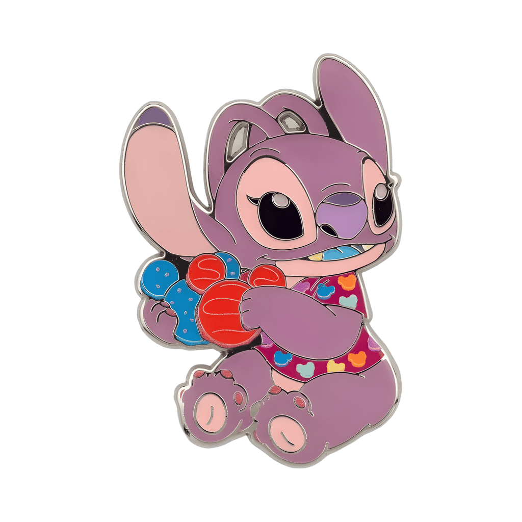 Stitch and Angel With Macaron Set - March - Angel With Macarons Disney pin