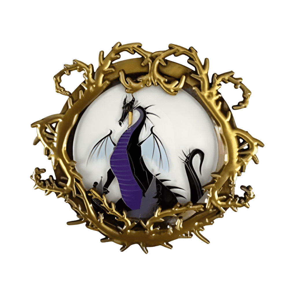 Maleficent Dragon Translucence Disney pin