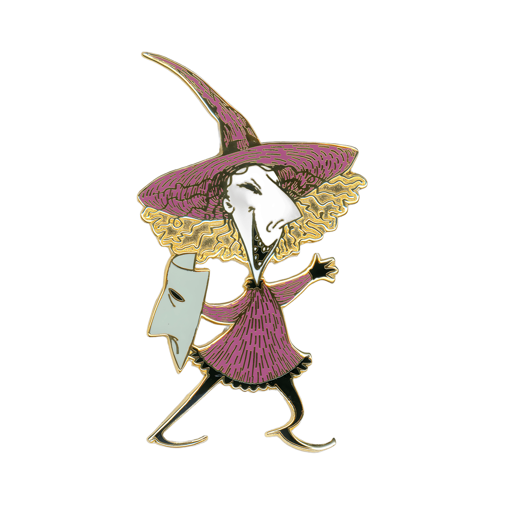 Shock Holding Her Mask Disney pin