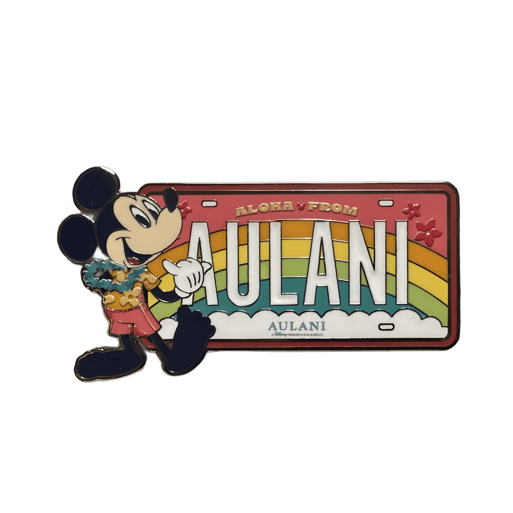 MIckey Mouse License Plate Disney pin
