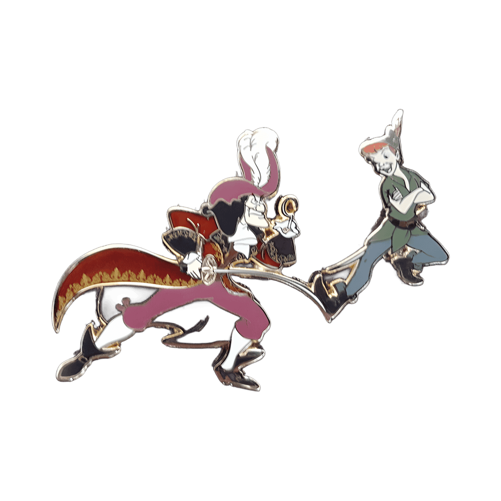 Peter Pan and Captain Hook Disney pin