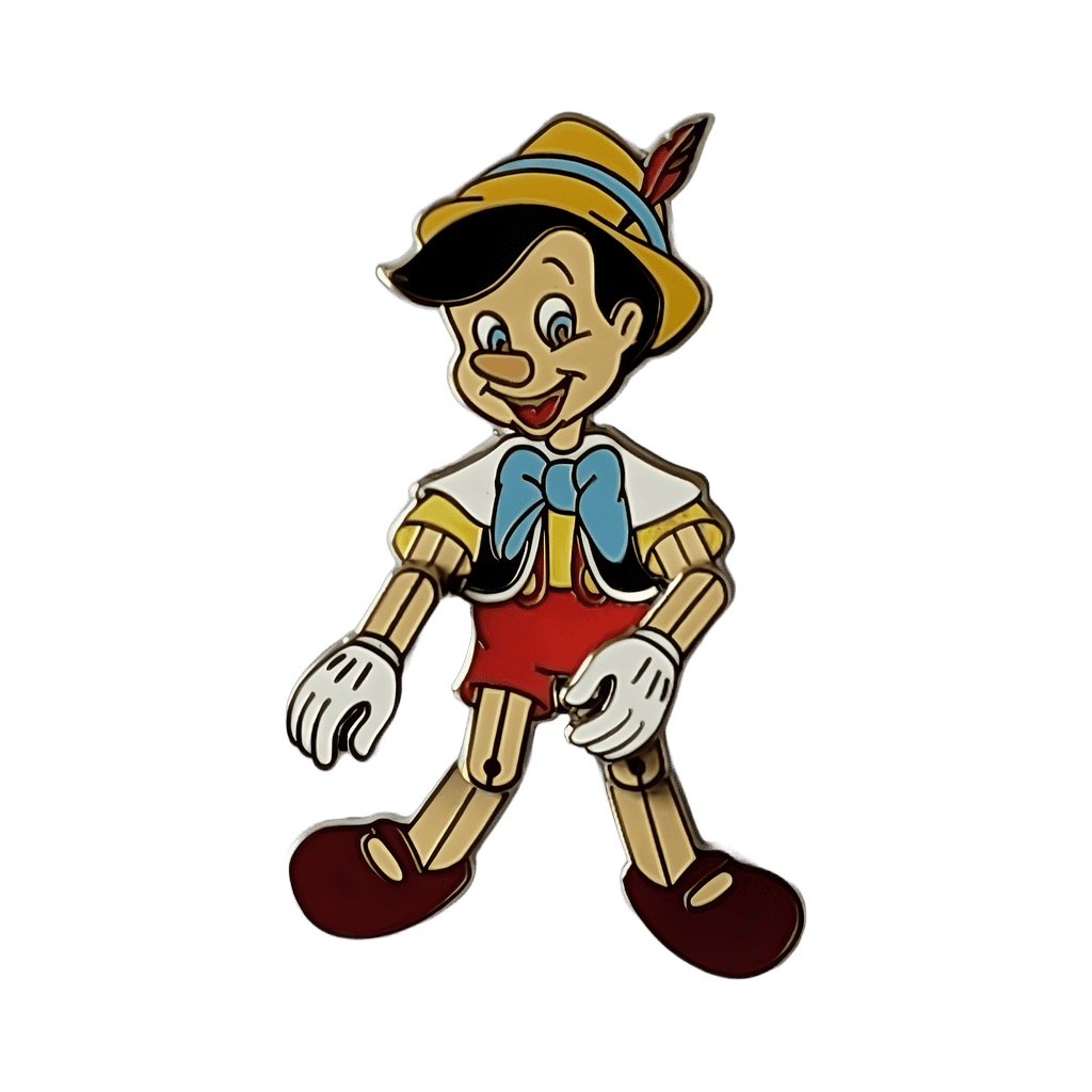 Pinocchio with Movable Limbs Disney pin