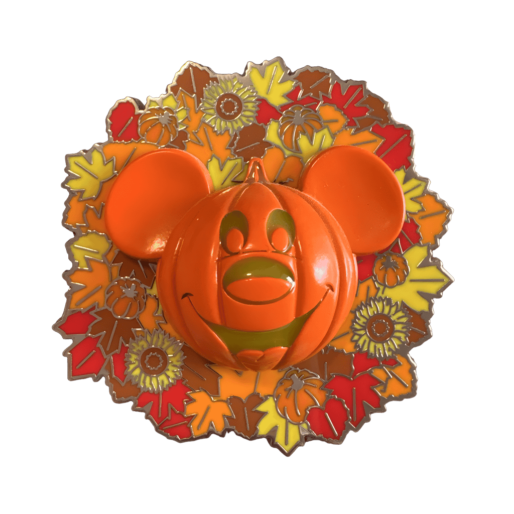 Mickey Jack-o-Lantern Light up Wreath Disney pin