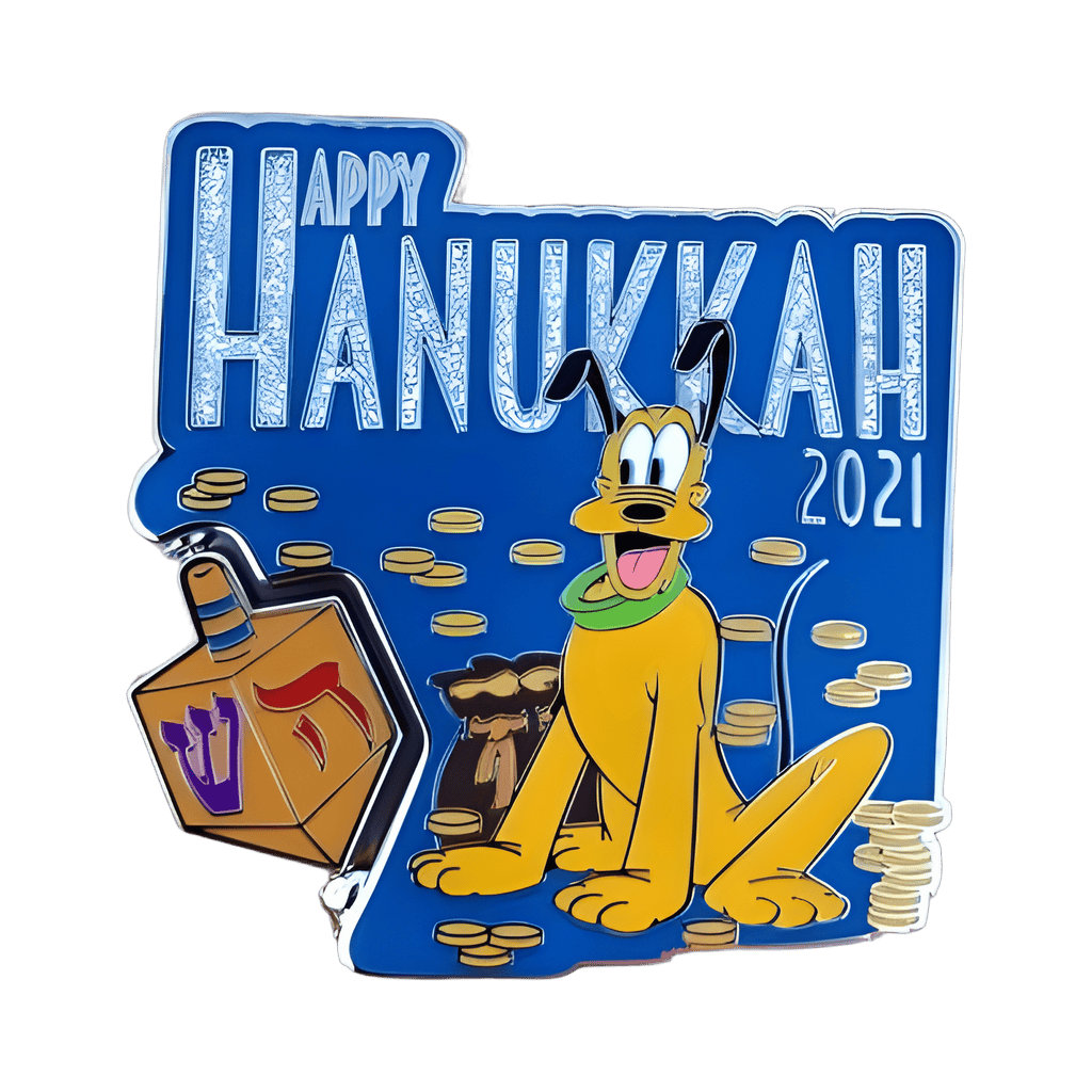 Happy Hanukkah 2021 - Pluto Disney pin