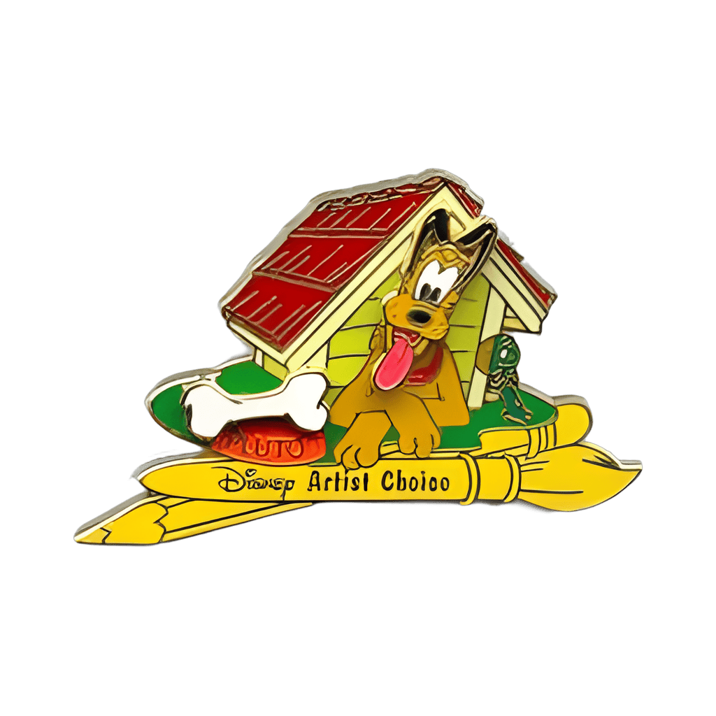 Pluto in the Dog House Disney pin