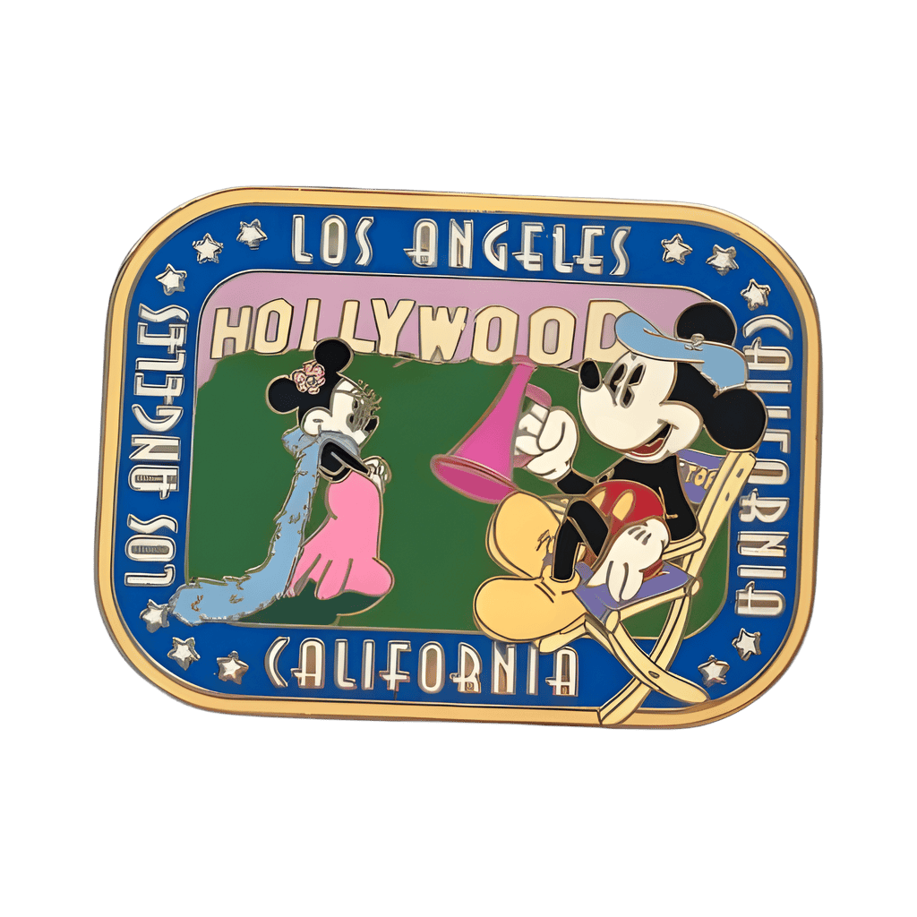 Mickey & Minnie Mouse in Los Angeles Disney pin
