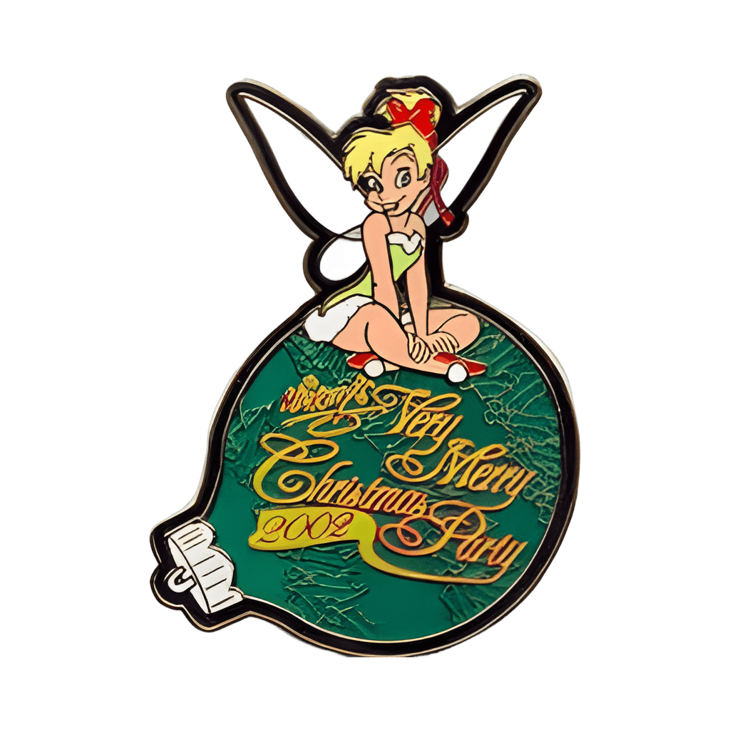 Tinker Bell Sitting on a Green Ornament Disney pin