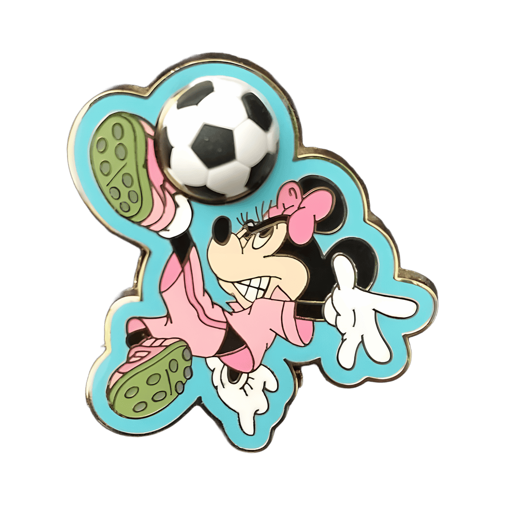 Pin Pursuit Map — Minnie with Free-D Soccer Ball Disney pin