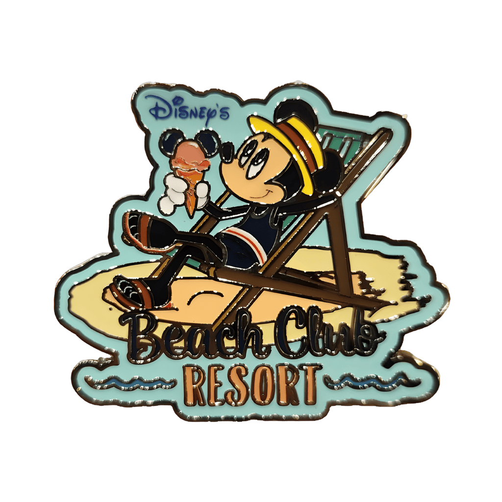 Mickey in Deck Chair with Ice Cream Disney pin