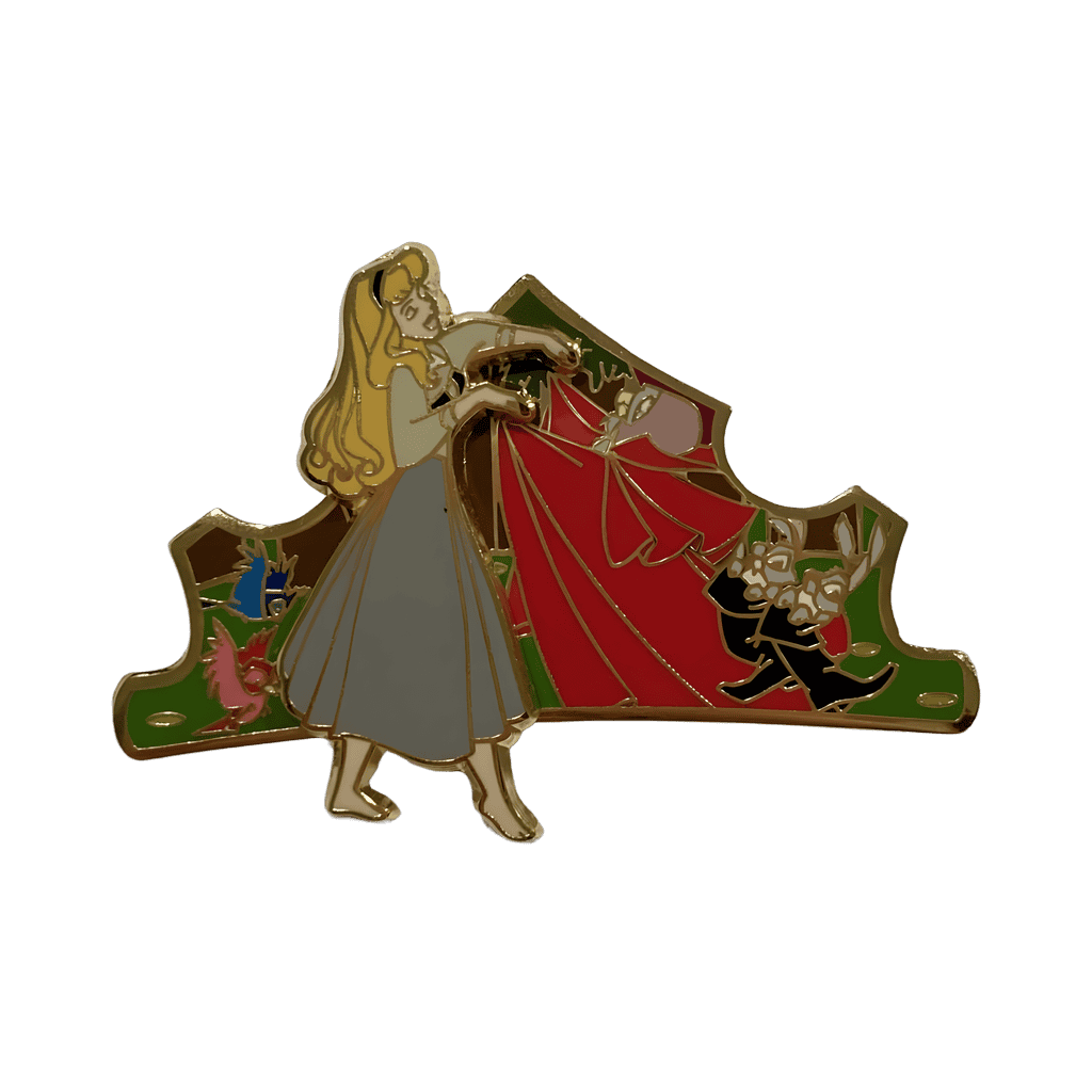 Briar Rose Dancing with Owl in Crown Disney pin