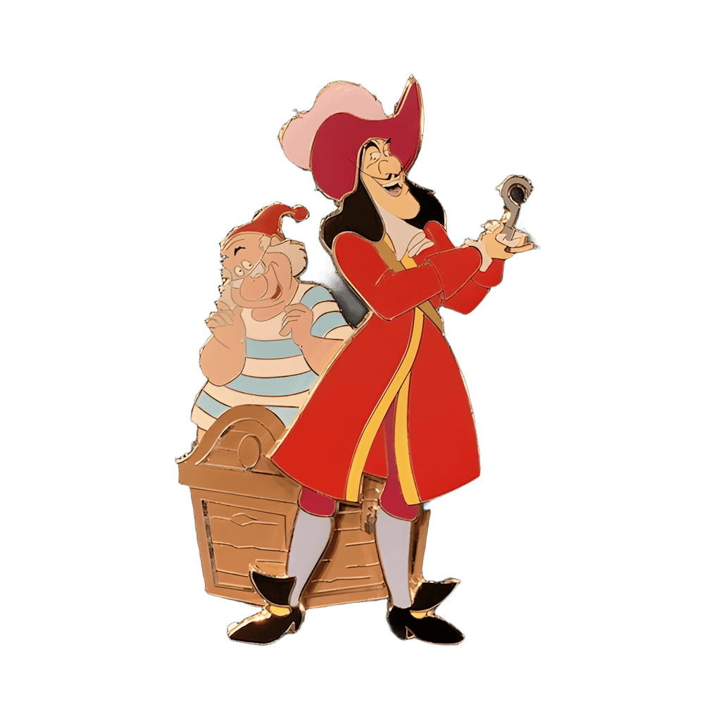Captain Hook and Smee Disney pin