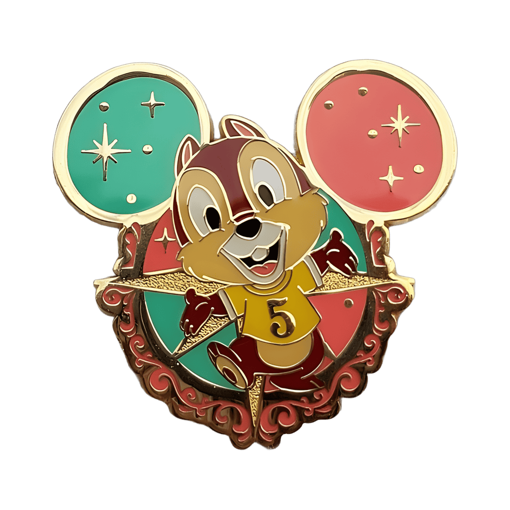 Fifth anniversary - Mickey icon - Chip Disney pin