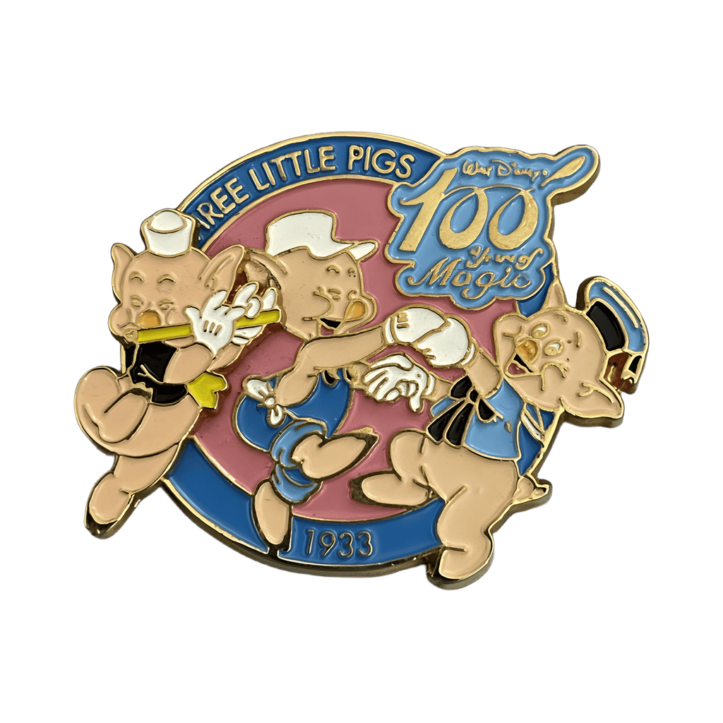 Three Little Pigs Disney pin