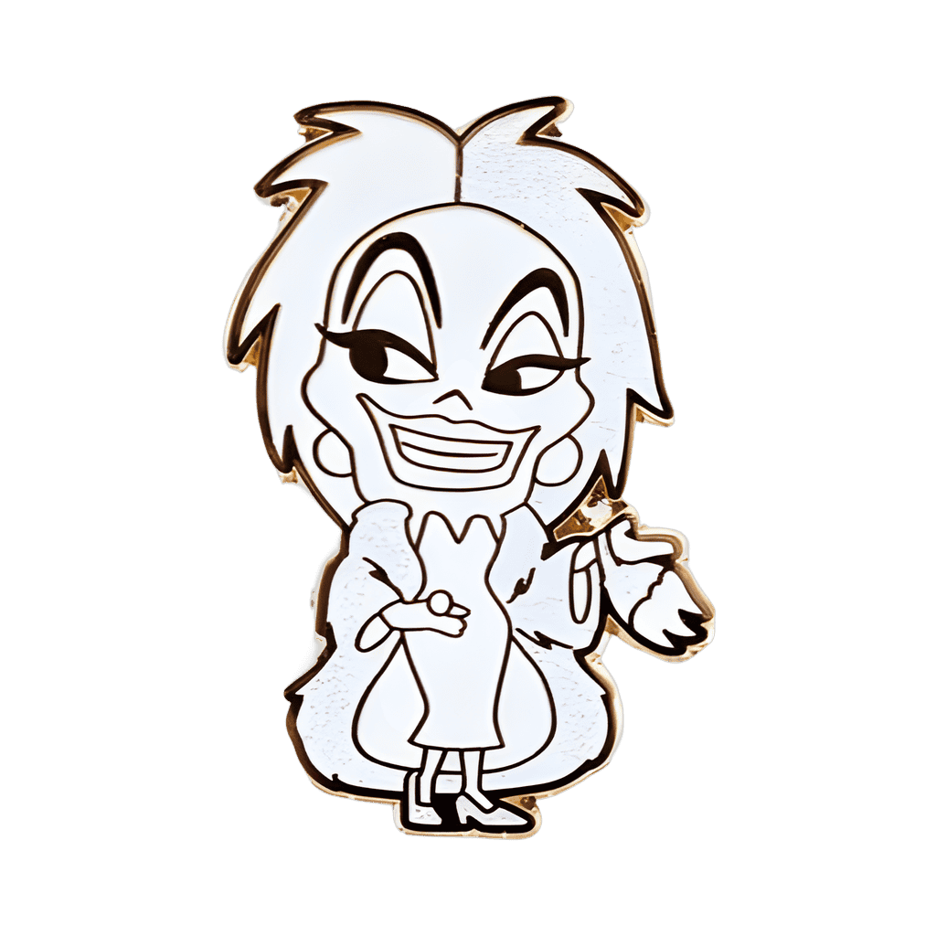 Cruella White Chase Disney pin