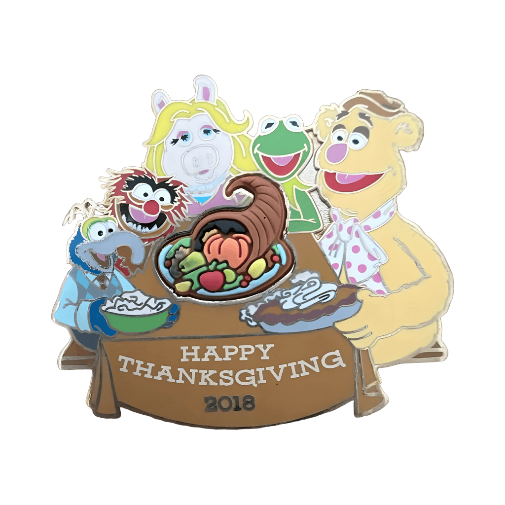 2018 - The Muppets - Kermit, Fozzy, Miss Piggy, Animal and Gonzo Disney pin