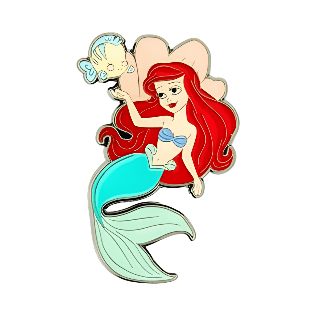 Princess and Friends - Ariel and Flounder Disney pin