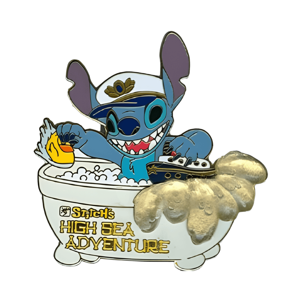 Stitch In A Tub Disney pin