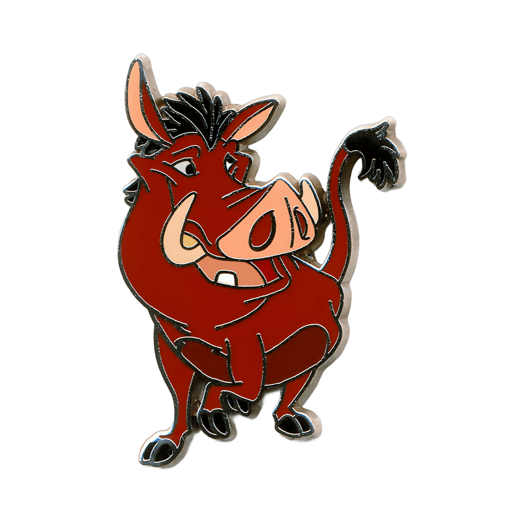 The Lion King 4 Pin Booster Collection Pumbaa Disney pin