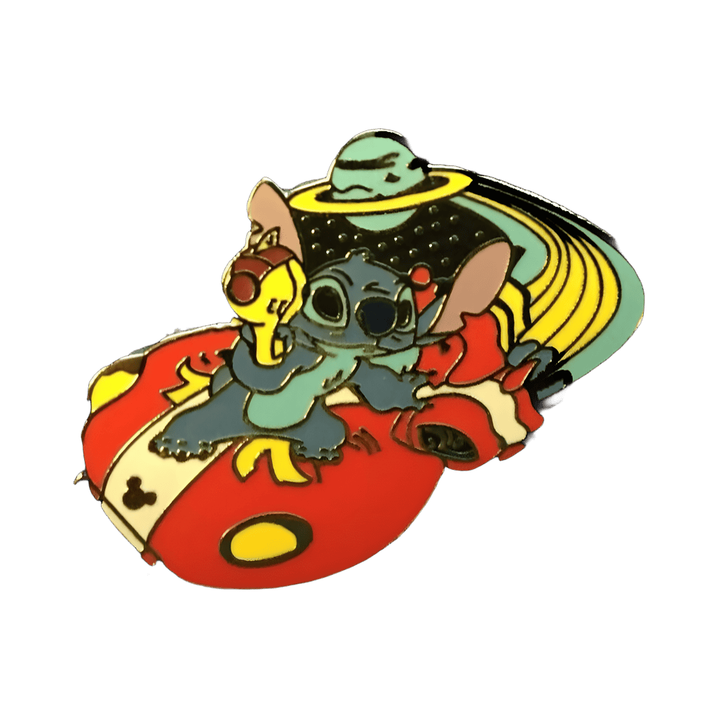 Stitch Standing on a Flying Saucer Disney pin