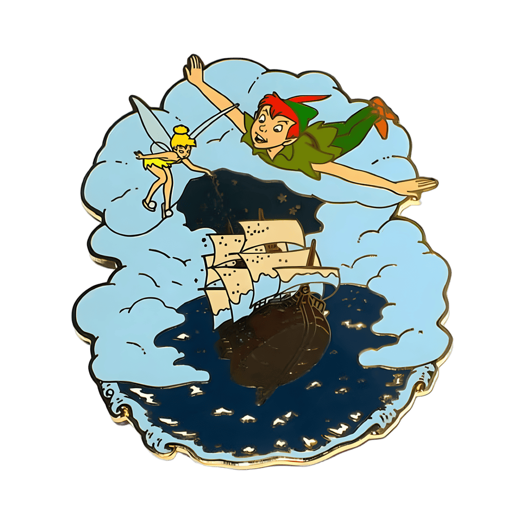 Peter Pan Flying over Neverland Disney pin