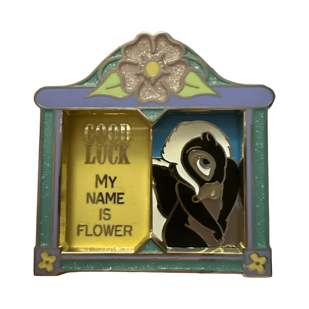 Flower Good Luck / Bad Luck Disney pin
