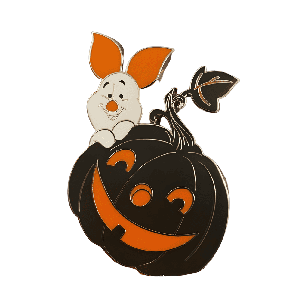 Piglet with Black Pumpkin Disney pin