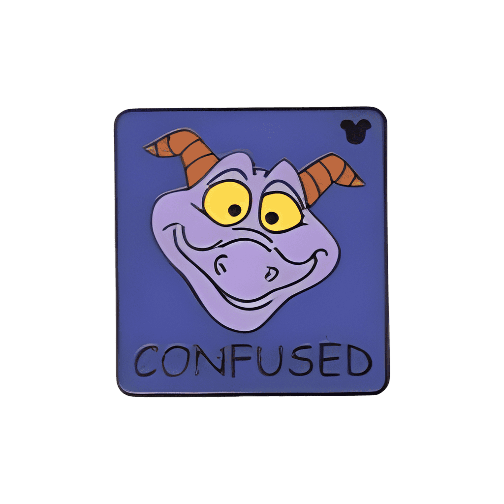 Figment Emotions Confused Disney pin