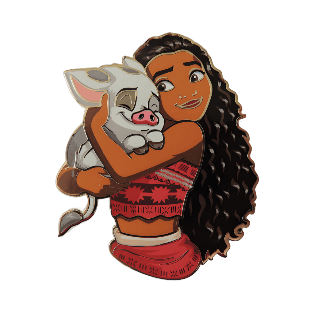 Moana and Pua Disney pin