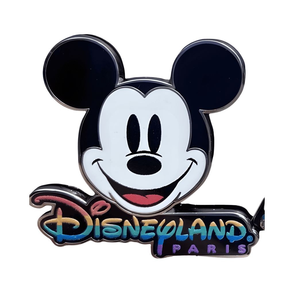 Rainbow Logo Mickey Disney pin