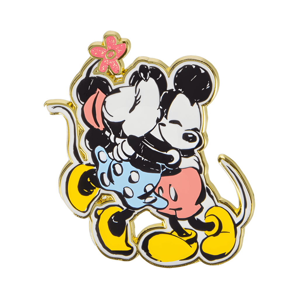 Minnie Kissing Mickey Disney pin