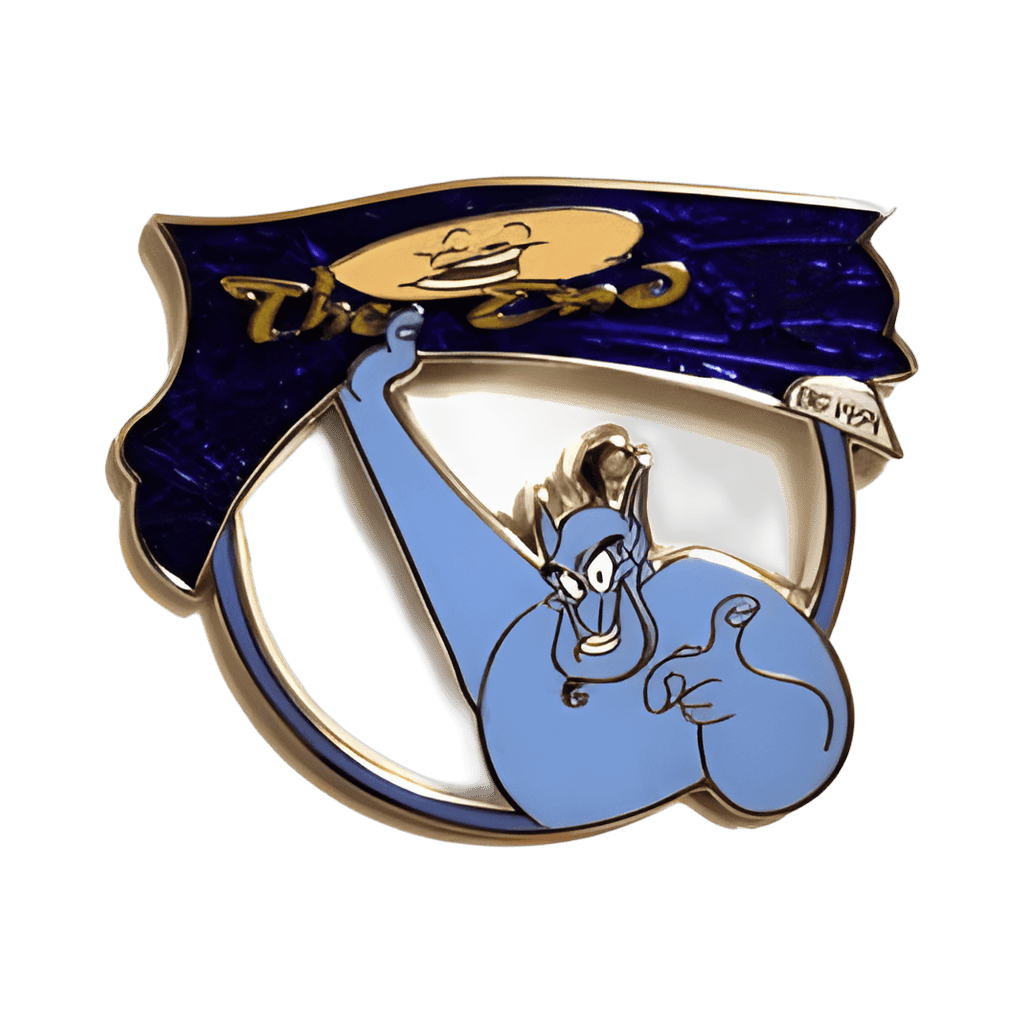 Genie with The End Curtain SUPER CHASER Disney pin