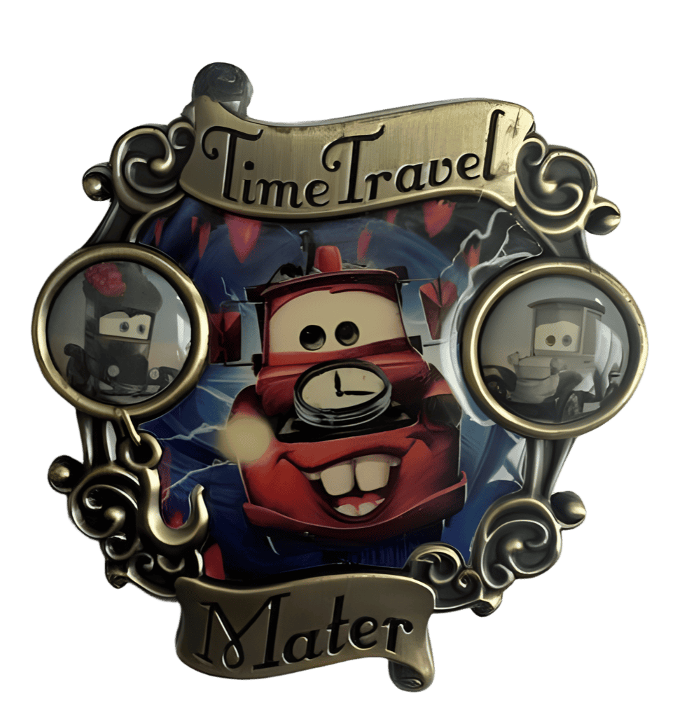 Time Travel Mater Disney pin