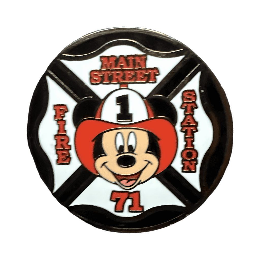 Main Street Firehouse 71 Emblem Disney pin