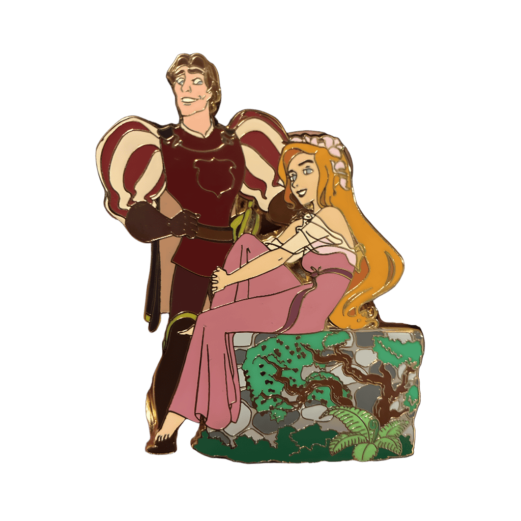 Enchanted Giselle and Edward Disney pin