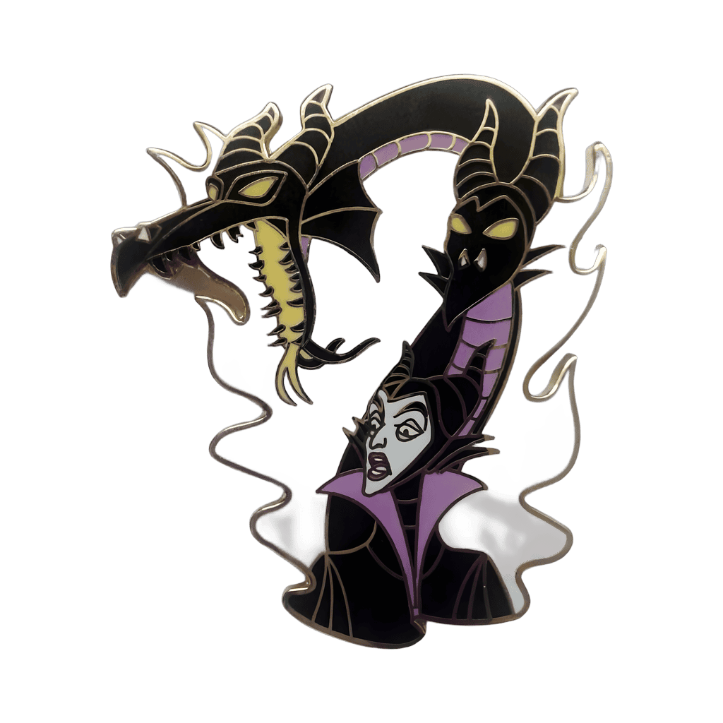 Maleficent and Dragon (Transformation) Disney pin