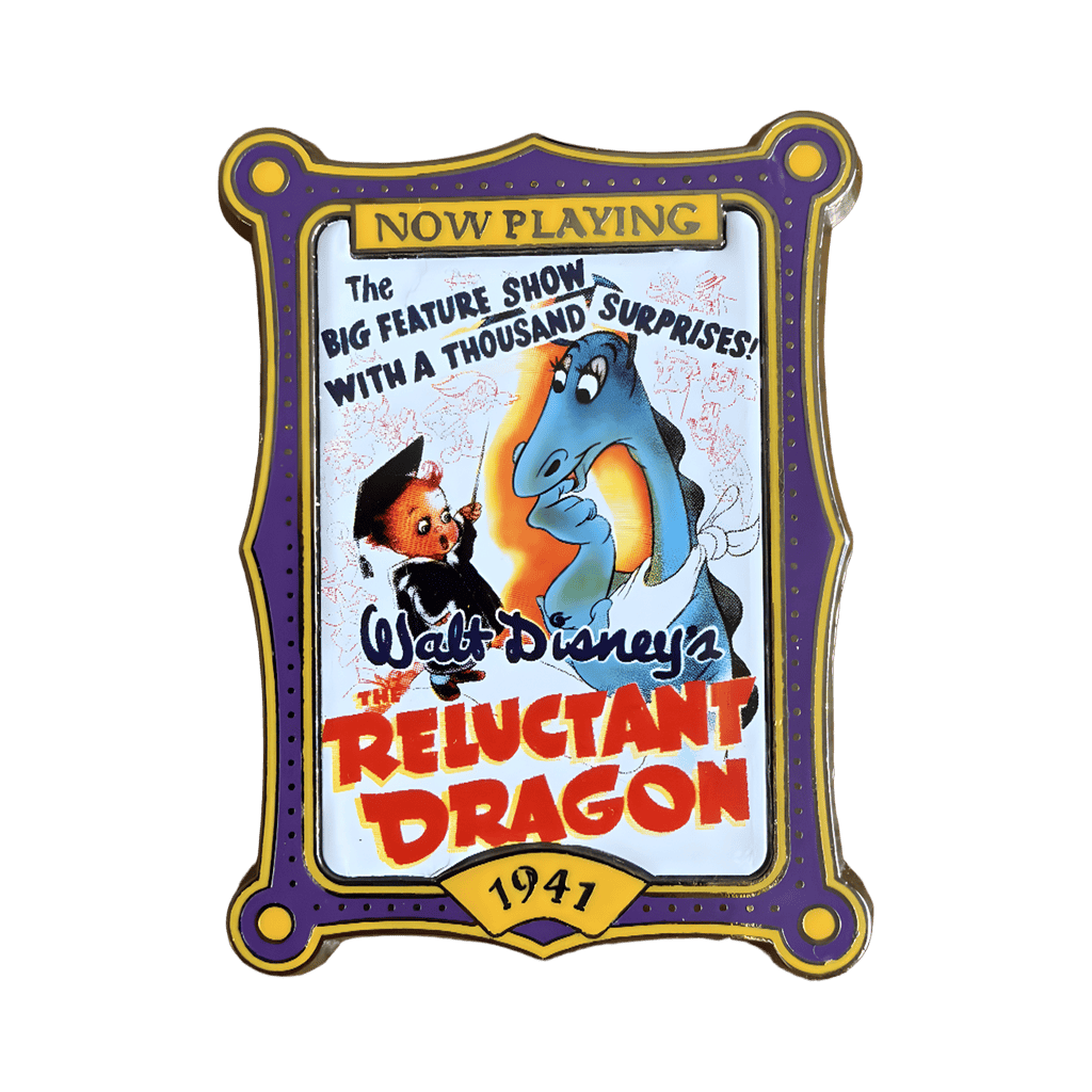 The Reluctant Dragon Disney pin