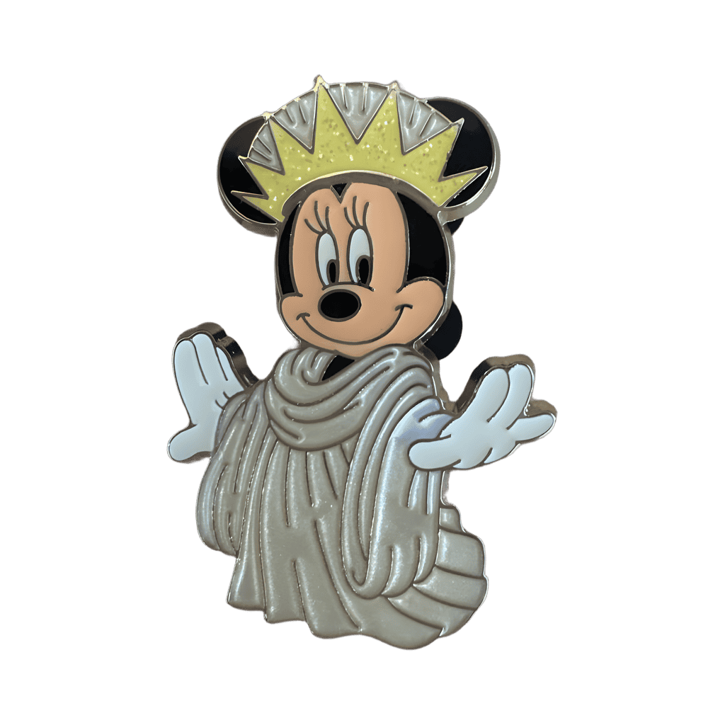 White version Disney pin