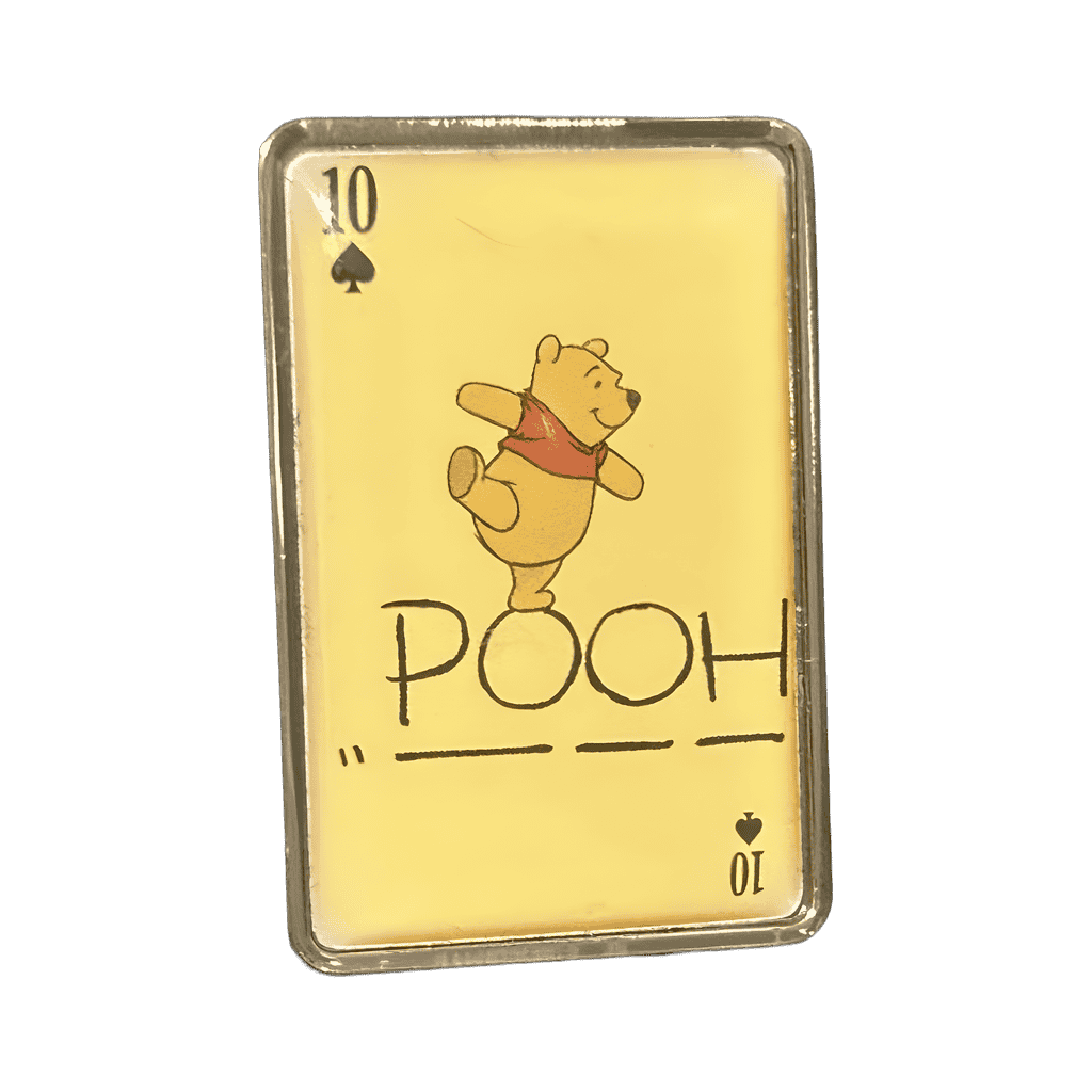 Winnie the Pooh as Ten of Clubs Disney pin