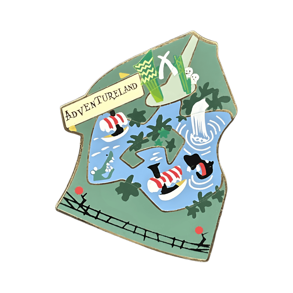 Park Atlas - Adventureland Disney pin