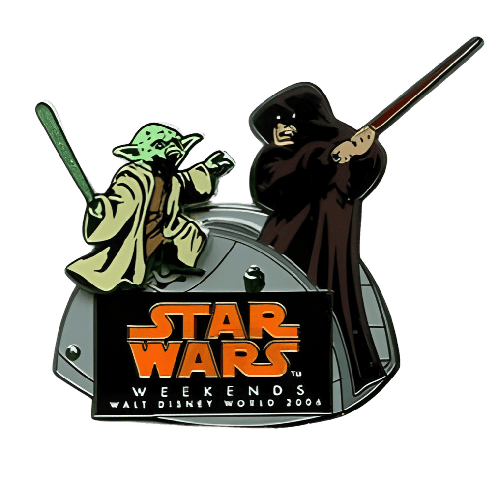 Yoda vs. Darth Sidious Disney pin