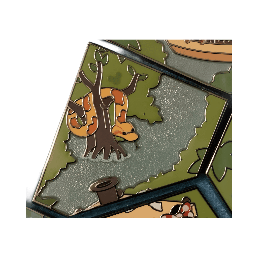 Snake in tree Disney pin