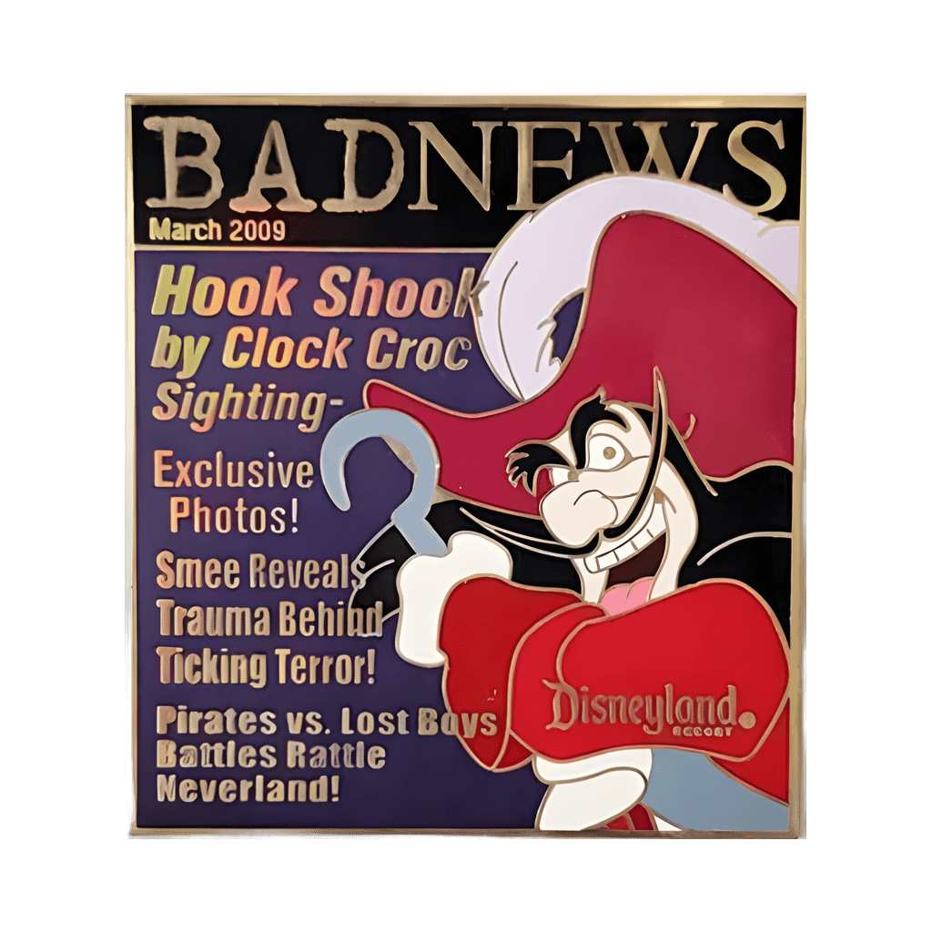 March (Captain Hook) Disney pin