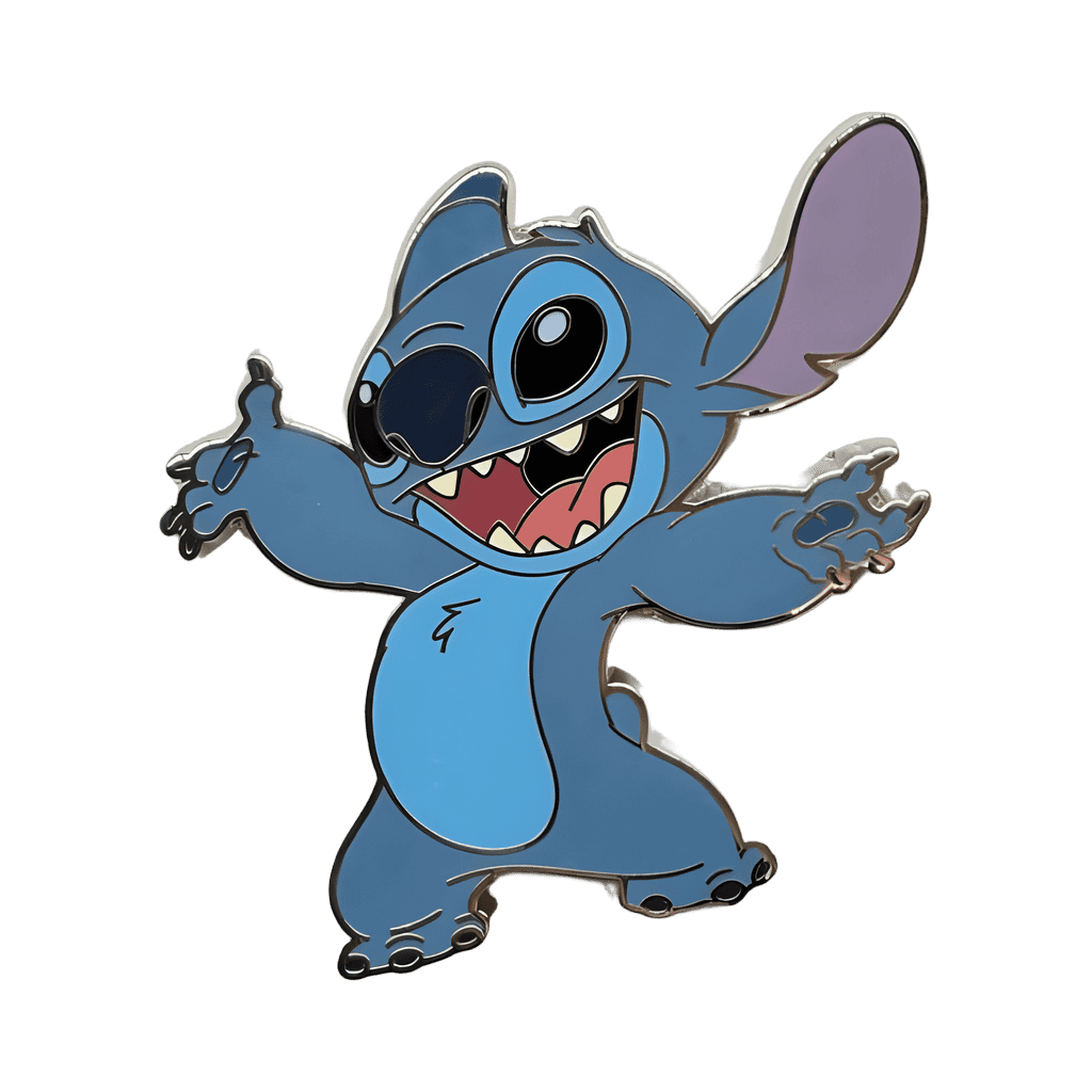 Stitch with open arms Disney pin