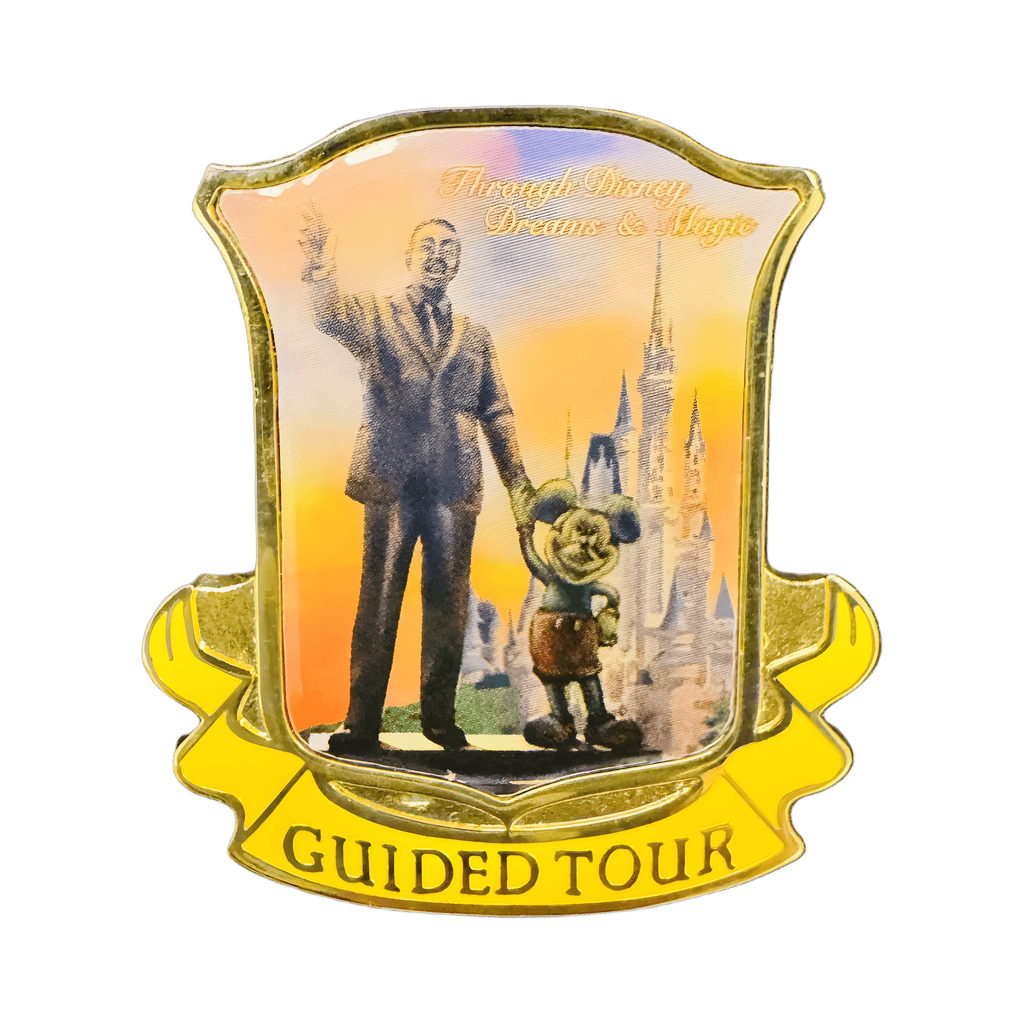 Partners Statue - Yellow Disney pin