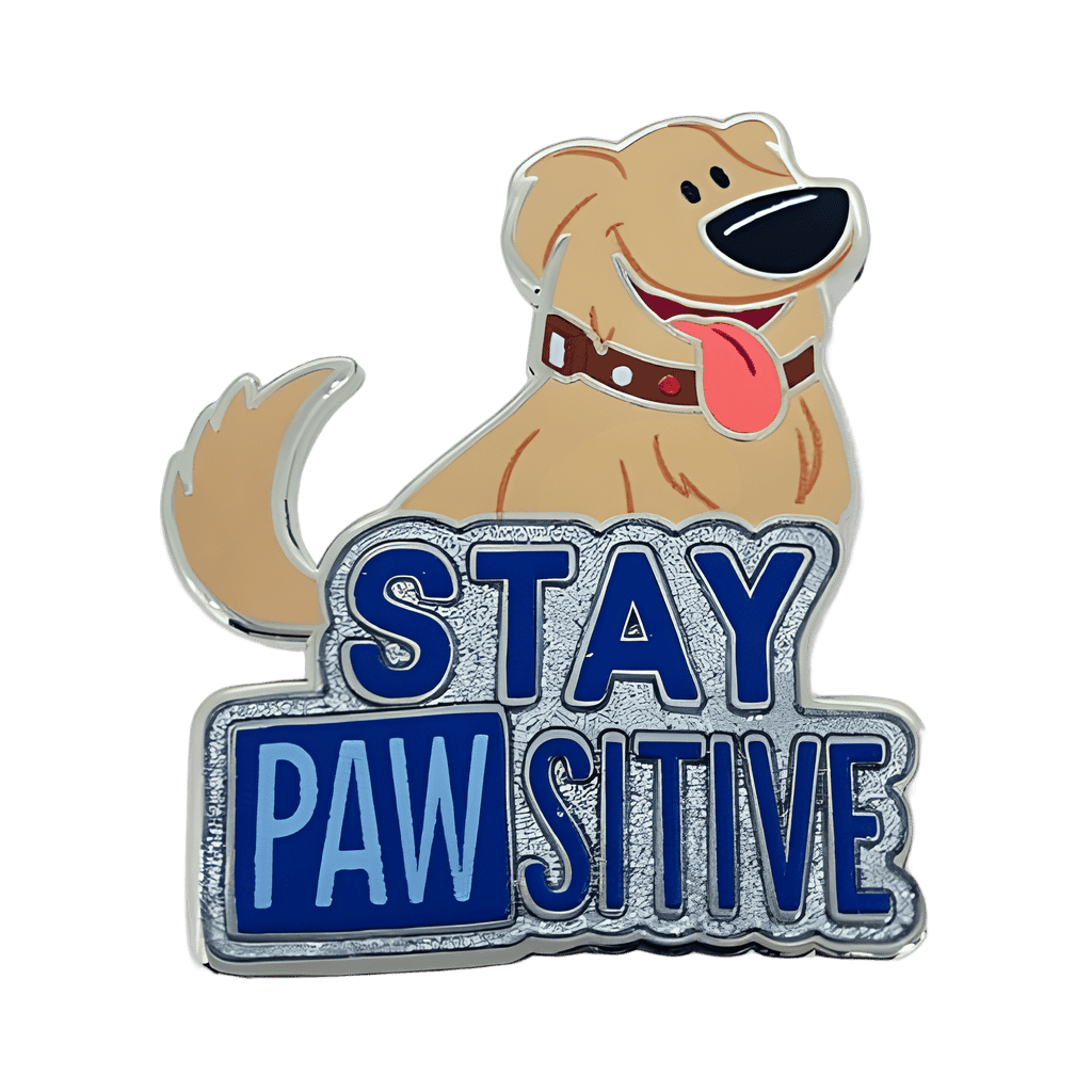 Dug Stay PAWSitive Disney pin